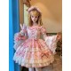 Heartbeat Doll Lily's Tea Party Long Sleeve One Piece(Reservation/Full Payment Without Shipping)